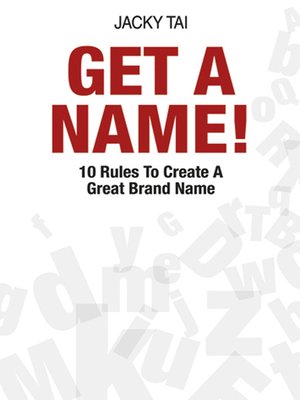 cover image of Get A Name